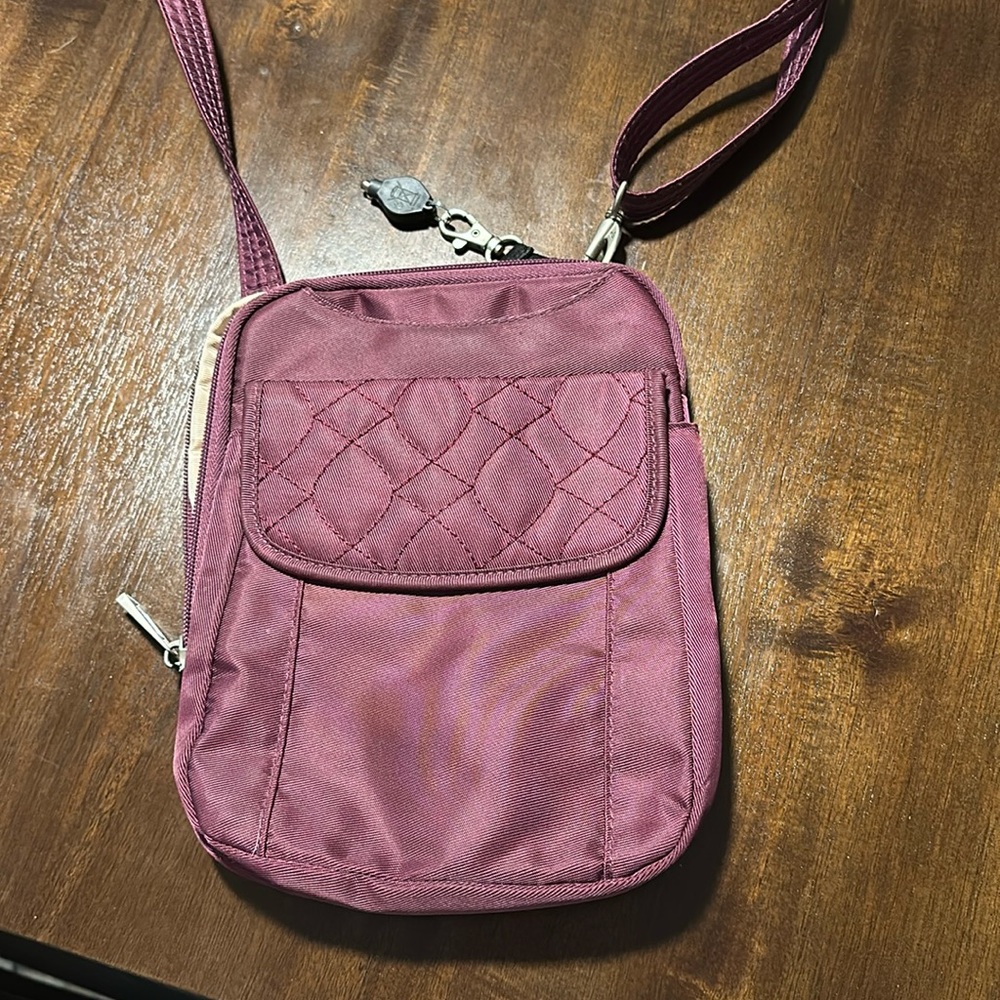 Purple Travel Purse